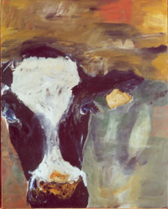Aug&prime;in Aug&prime;, 1999, oil/canvas, 100x80cm