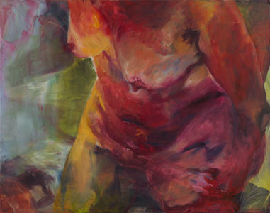 Die Br&uuml;ste, 2001, oil/canvas, 110x140cm